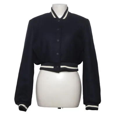 Collegejakke (Sort) fra Zara Akryl, Polyester