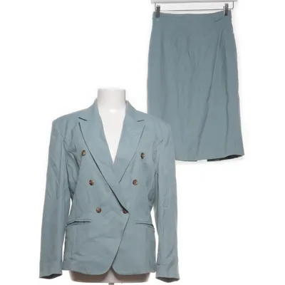 Jakkesæt med nederdel (Blå) fra InWear Acetat, Polyester, Viscose