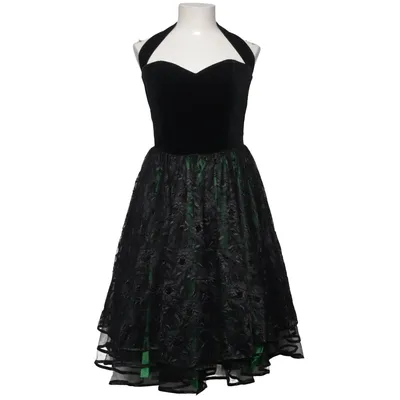 Robe de cocktail (Noir, Vert) de Chou Chou Polyester