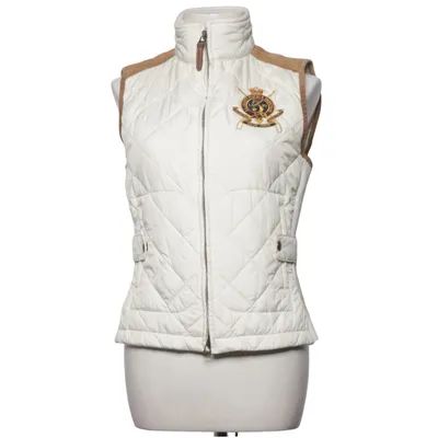 Ytterväst (Vit) från Ralph Lauren Sport Polyester, Mocka