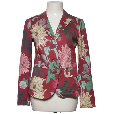Blazer (Rood, Meerkleurig) van Funky Staff Katoen, Elastaan