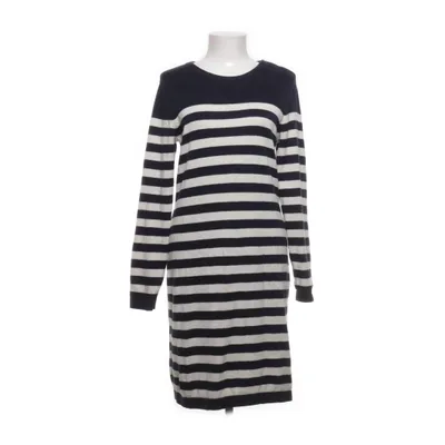 Robe (Bleu, Blanc) de Clements Ribeiro Laine d'alpaga, Coton, Polyester