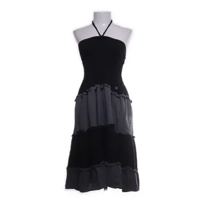 Halterneckklänning (Svart, Grå) från Hängmatta Bomull, Linne