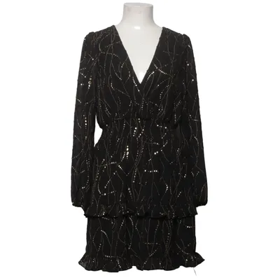 Klänning (Svart, Guldfärgad) från IVIVI Polyester