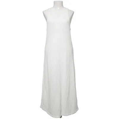 Maxi dress (White) from Massimo Dutti Cotton, Polyester