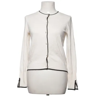 Cardigan (White, Black) from Zara Elastane, Polyamide, Viscose