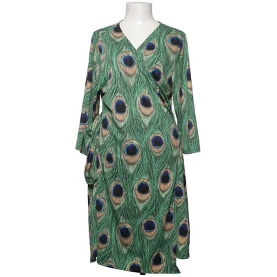 Omlottklänning (Grön, Blå, Brun) från LuLaRoe Elastan, Polyester
