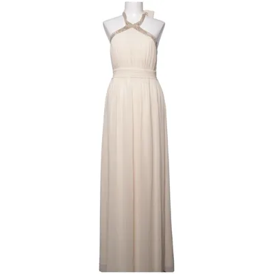 Evening gown (Beige) from Little Mistress Elastane, Polyester