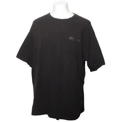 T-shirt (Schwarz) von MM Sports Baumwolle, Elasthan