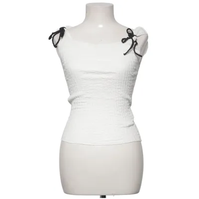 Débardeur (Blanc) de NA-KD Élasthane, Polyester