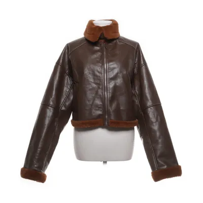 Shearlingjacka (Brun) från PrettyLittleThing Polyester, Polyuretan