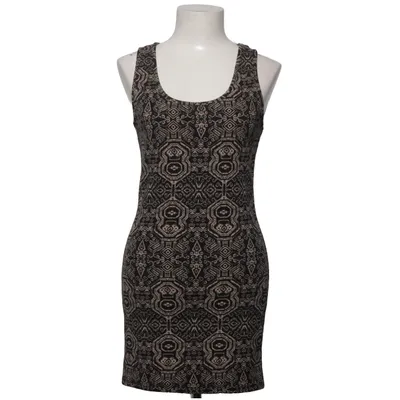 Kjole (Sort, Beige) fra Ambiance Apparel Elastan, Polyester