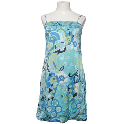 Jurk (Blauw, Meerkleurig) van Hallhuber Trend Polyester, Zijde