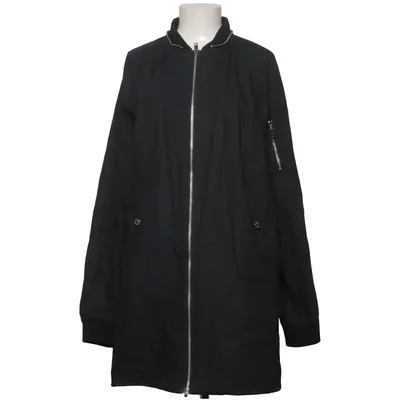 Manteau (Noir) de Elvine Coton, Polyester