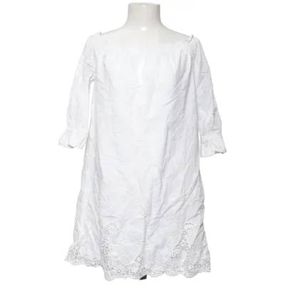Dress (White) from Abercrombie & Fitch Cotton, Polyester