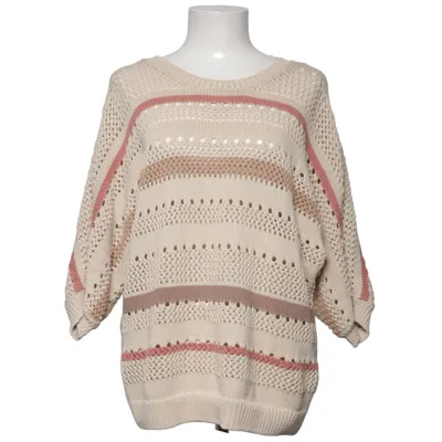 Sweater (Beige, Pink, Brown) from Yaya Women Cotton, Polyester