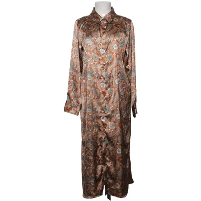 Shirt dress (Brown, Multicolored) from JYOTHI Polyester