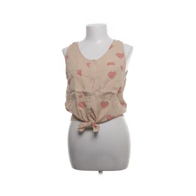 Crop top (Beige, Meerkleurig) van Tinycottons Lyocell