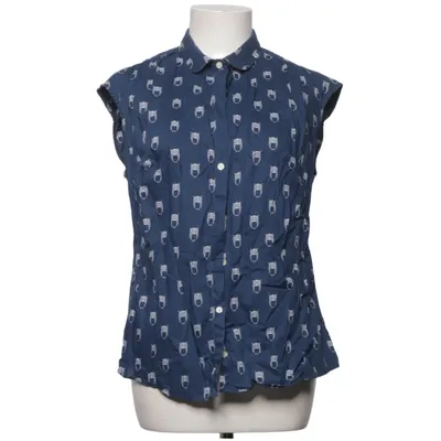 Top (Blauw, Wit) van Savile Row Company Katoen