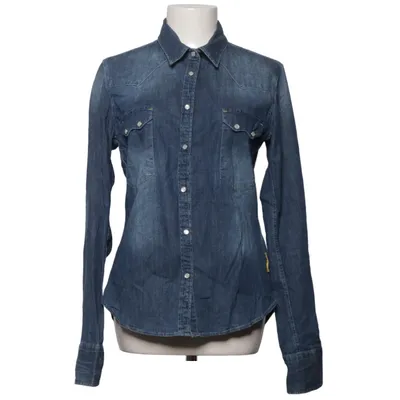 Denim shirt (Blue) from Meltin'Pot Cotton, Elastane