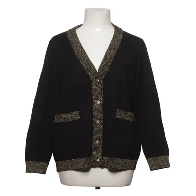 Cardigan (Zwart, Goud) van Finery Modal, Polyamide, Viscose