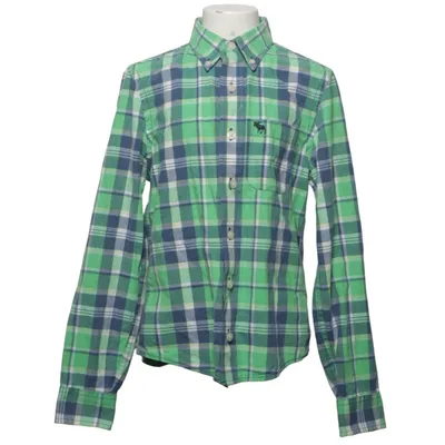 Buttondownskjorte (Grøn, Blå, Hvid) fra Abercrombie & Fitch Kids Bomuld