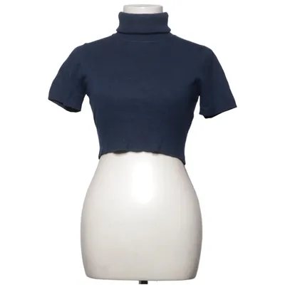 Crop top (Blå) från Hostar Kashmir, Bomull, Elastan