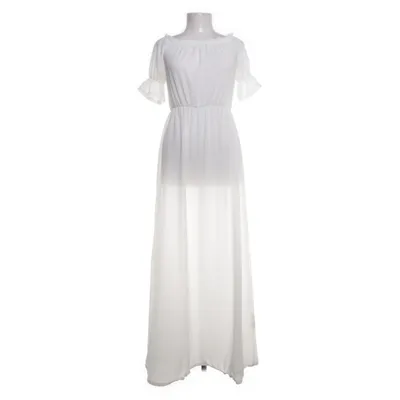 Robe longue (Blanc) de Boohoo Élasthane, Polyester