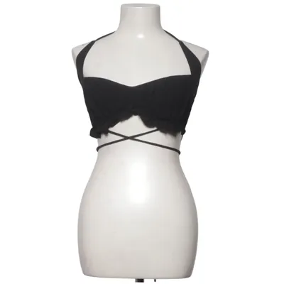 Halter neck top (Black) from Fashion Nova Cotton