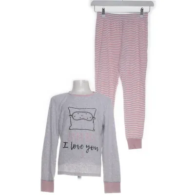 Pyjama (Roze, Grijs, Wit) van Pocopiano Katoen, Polyester, Viscose