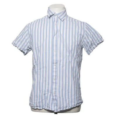 Short sleeve shirt (Blue, White) from Selected Homme Linen, Organic cotton