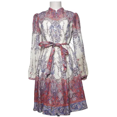 Klänning (Vit, Flerfärgad) från Andiata Bomull, Linne