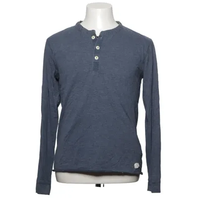 Henley shirt (Blauw) van Race Marine Katoen, Polyester