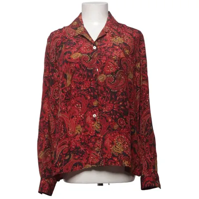 Chemise (Rouge, Noir, Multicolore) de Evan-Picone Soie