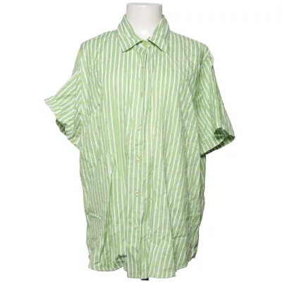 Kortärmad skjorta (Grön, Vit) från Wästgöta Bomull