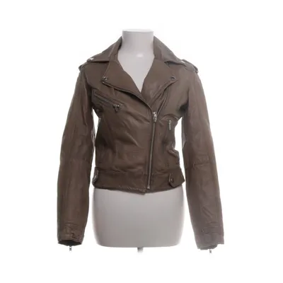 Bikerjacka (Brun) från Rock'n Blue Polyester, Skinn