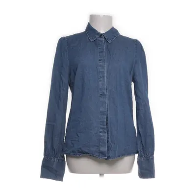 Denim blouse (Blauw) van Aware by Vero Moda Katoen, Lyocell