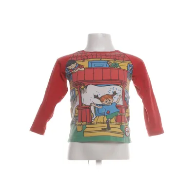 Long sleeve T-shirt (Red, Multicolored) from Pippi Långstrump Organic cotton, Elastane