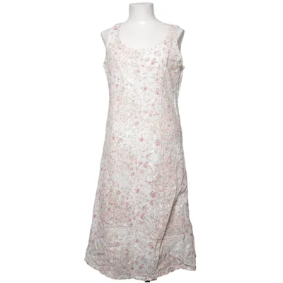 Långklänning (Vit, Rosa) från Sara Bomull