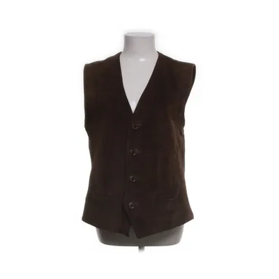 Väst (Brun) från Conquest Acetat, Mocka, Nylon, Skinn