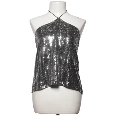 Tubtopp (Svart, Silverfärgad, Flerfärgad) från Zara Elastan, Metallfiber, Polyamid