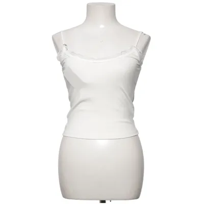 Tanktop (Wit) van Dazy Elastaan, Polyester, Viscose