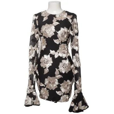 Cocktailklänning (Svart, Flerfärgad) från Rotate Elastan, Polyester