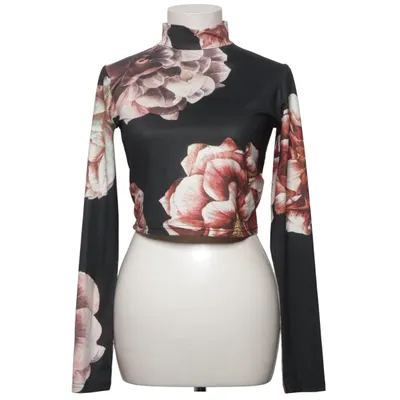 Pul à col roulé (Noir, Multicolore) de Oxygene Élasthane, Polyester