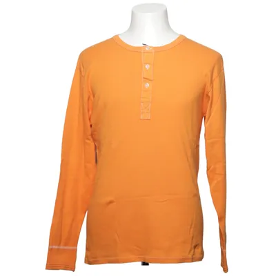 Henley T-shirt (Orange) fra Resteröds Bomuld