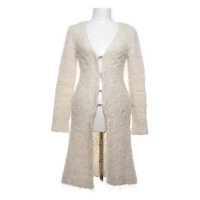 Cardigan (Beige) de Luma Laine d'alpaga, Mohair, Polyamide, Viscose
