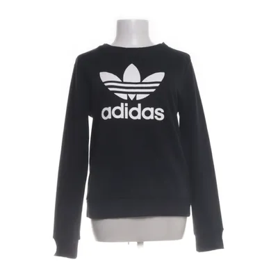 Sweatshirt (Zwart) van Adidas Elastaan, Polyester, Katoen