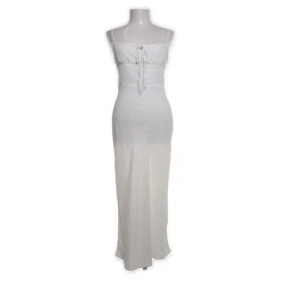 Långklänning (Vit, Flerfärgad) från Glamorous Polyester