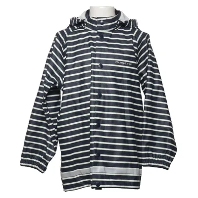 Rain jacket (Blue, White) from Polarn O. Pyret Polyester, Polyurethane