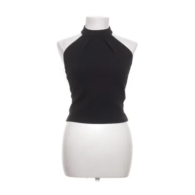 Halternecktopp (Svart) från Zara W&B Collection Elastan, Polyester